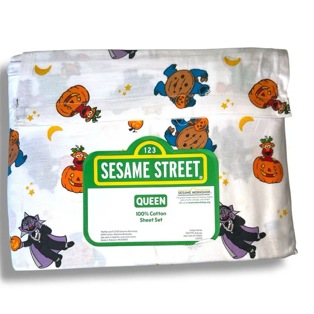 Sesame Street care features pattern